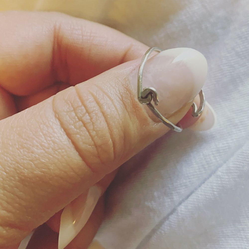 Silver  wave ring - Picture 3 of 3